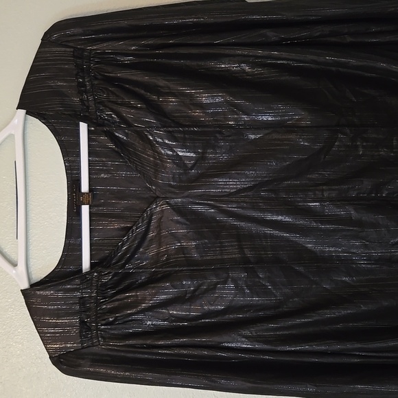Current Air x Anthropologie | Black Bristol Blouse Size XS - Picture 4 of 12
